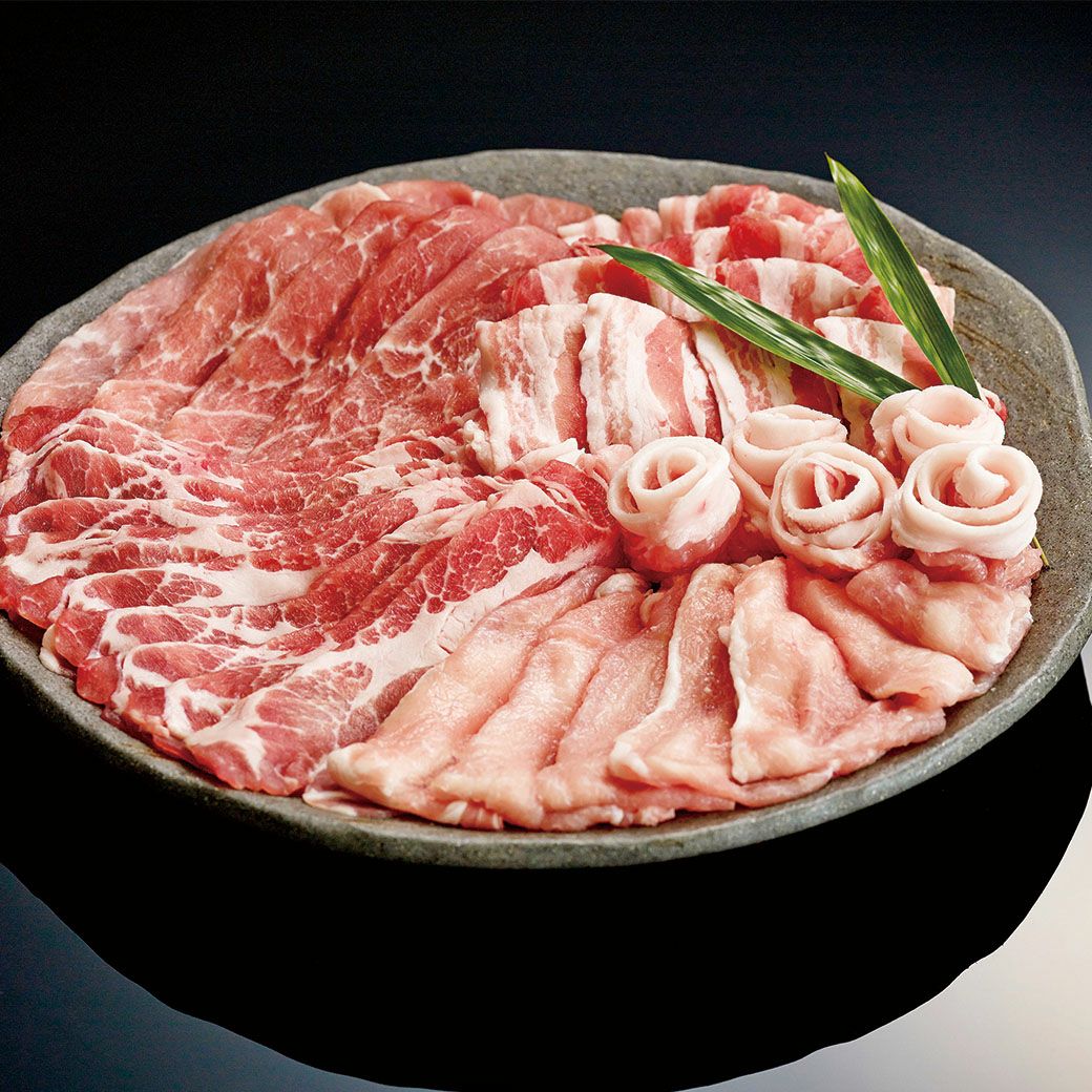 安納黒豚 しゃぶしゃぶ 食べ比べ セット 600g 国産黒豚 お取り寄せ