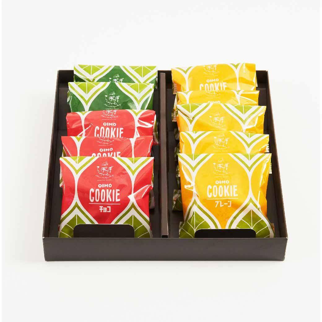 らぽっぽ おいもクッキー 3種セット プレーン チョコ 抹茶 詰め合わせ