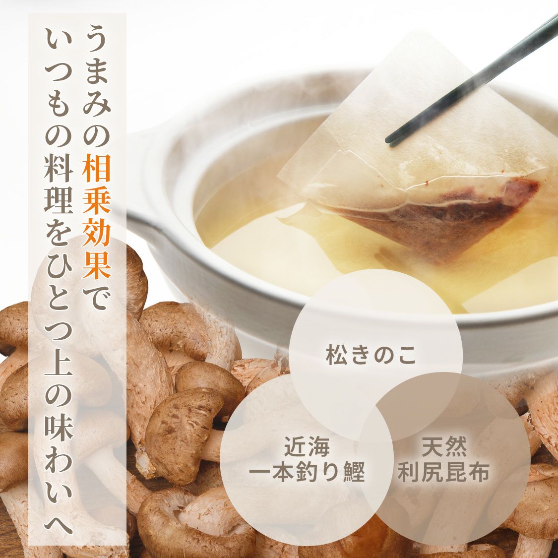 松きの子さん 松きのこ粉末入り 万能だしパック